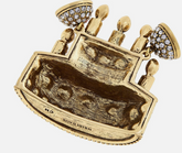 Heidi Daus Muticolor Crystal "It takes the cake" Magentic Pendant